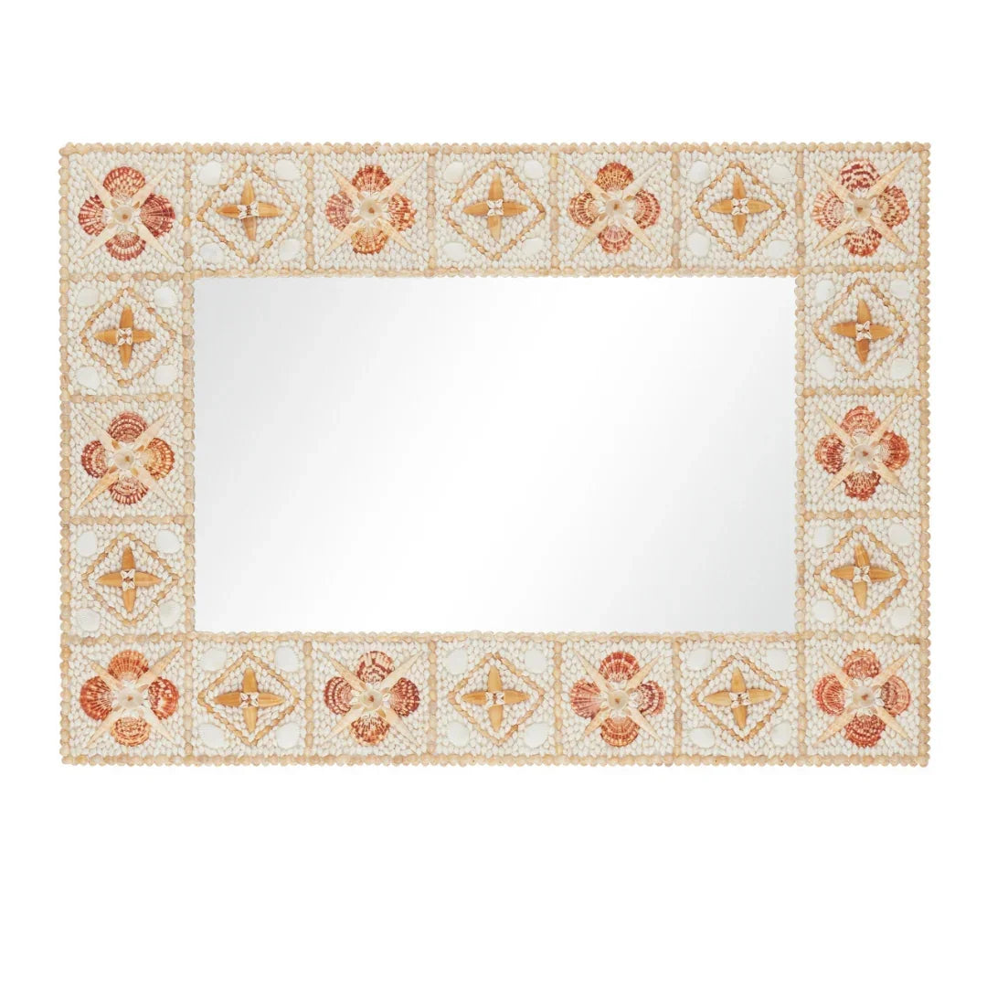 Miroir Coquillage Mosaïque Coquillage