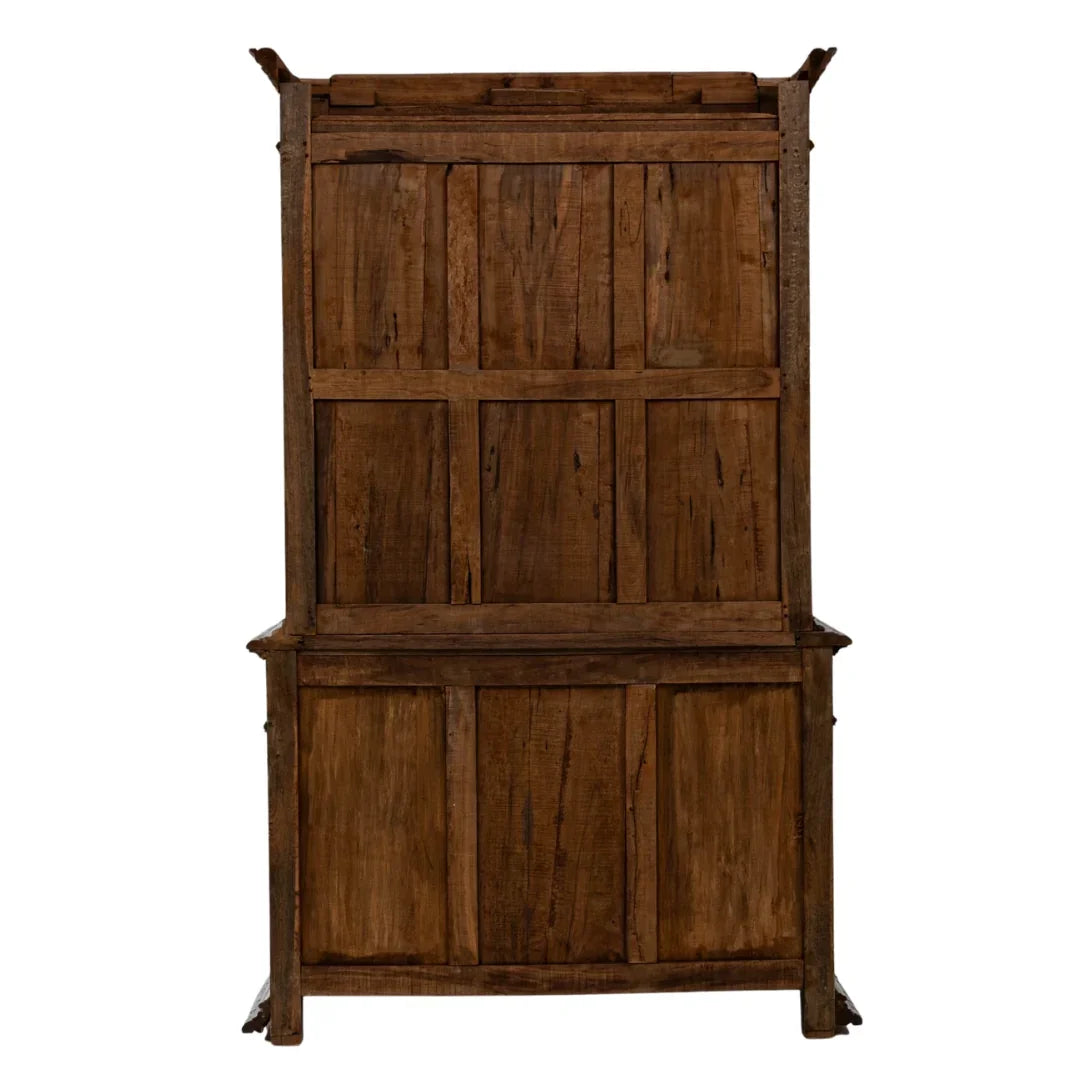 Belgique, cabinet sculpté avec vitrine, XIXe siècle, vers 1880