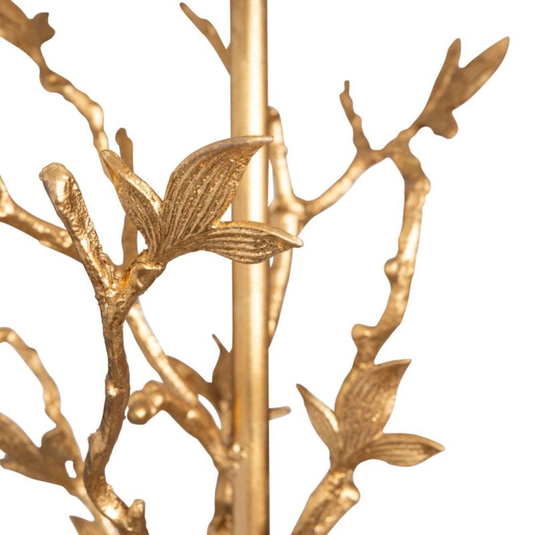 Lampe de table Branche Feuille d'Or