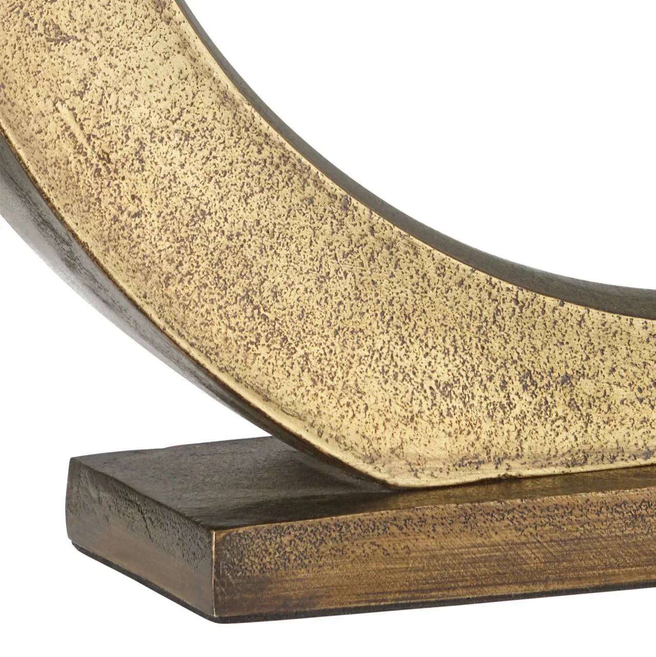 Lampe de table sculpturale Golden Loop