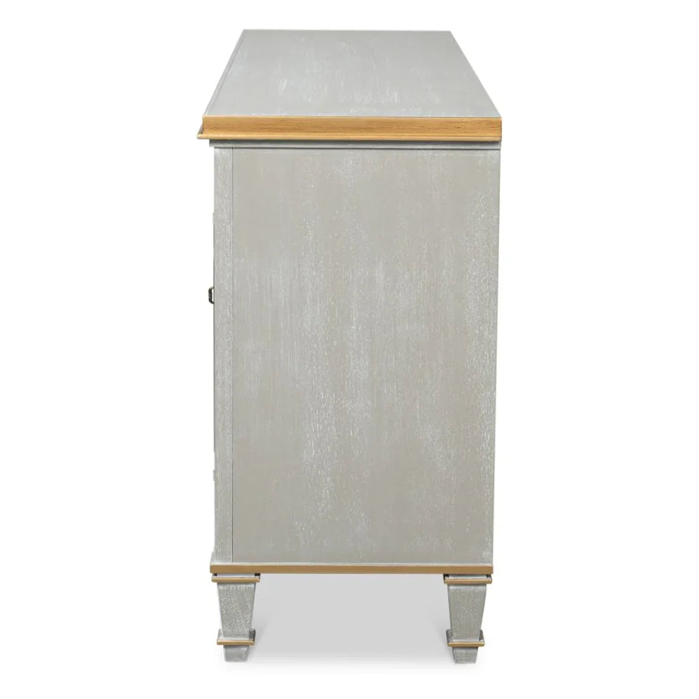 Buffet Louis gris et or