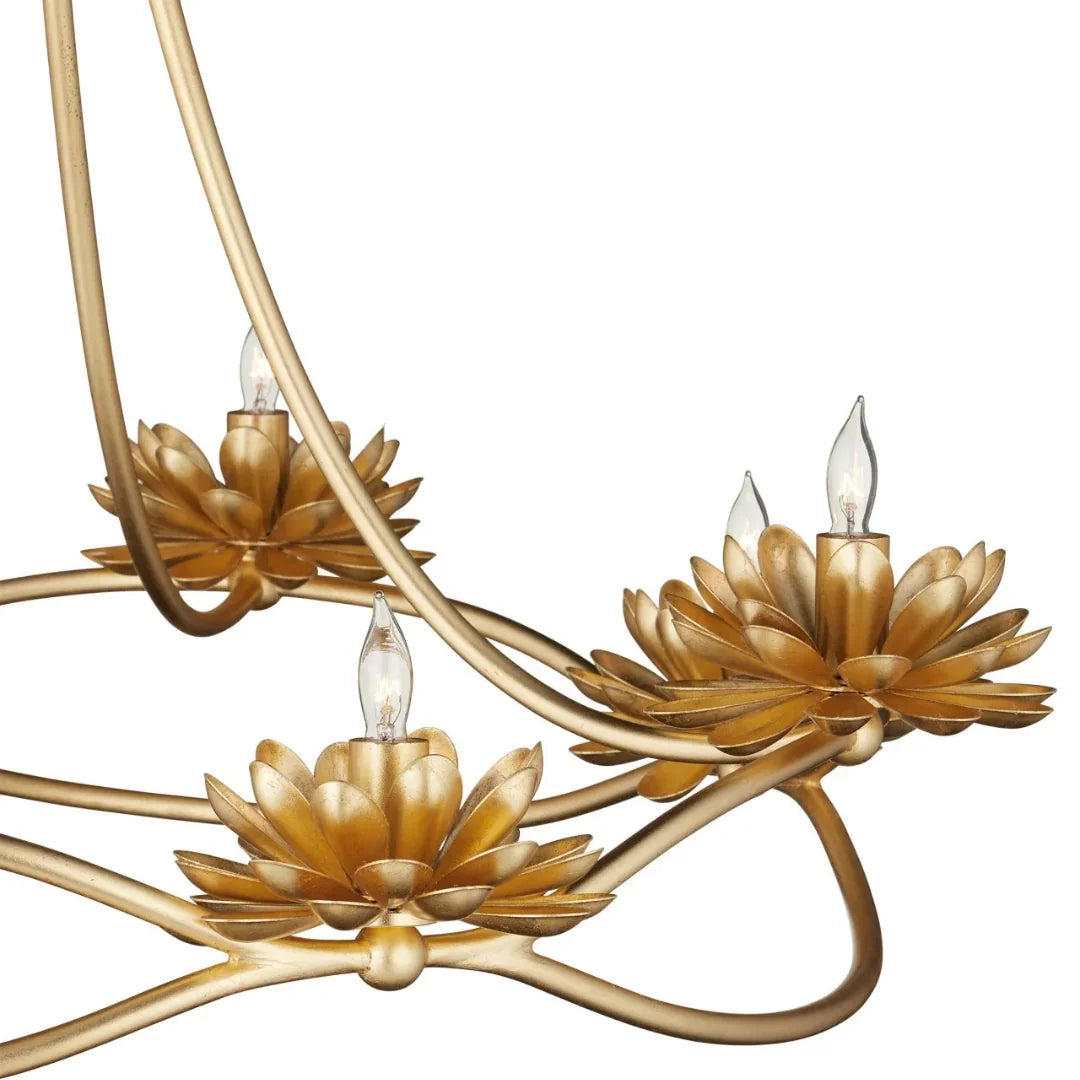 Lustre doré Lotus Bloom