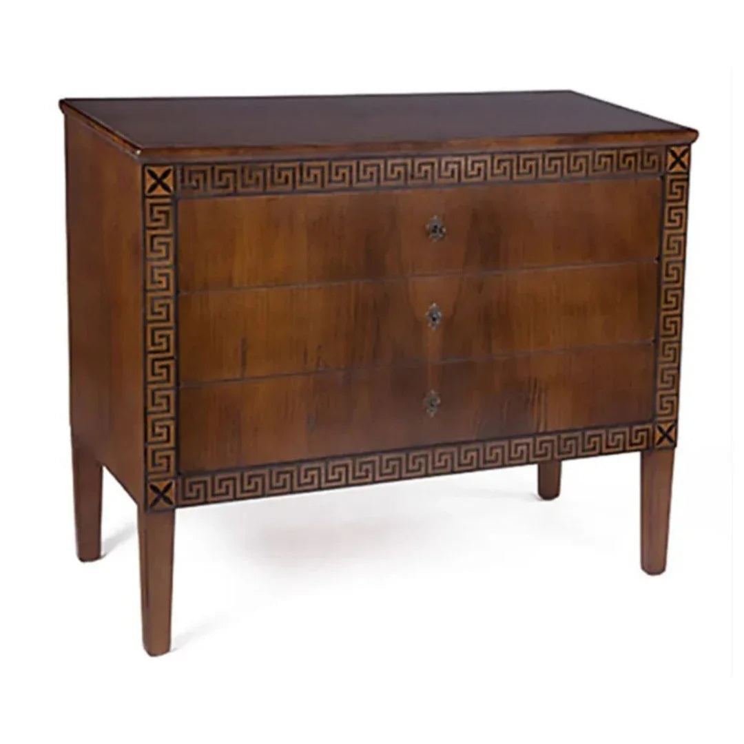 Coffre à motif grec néoclassique