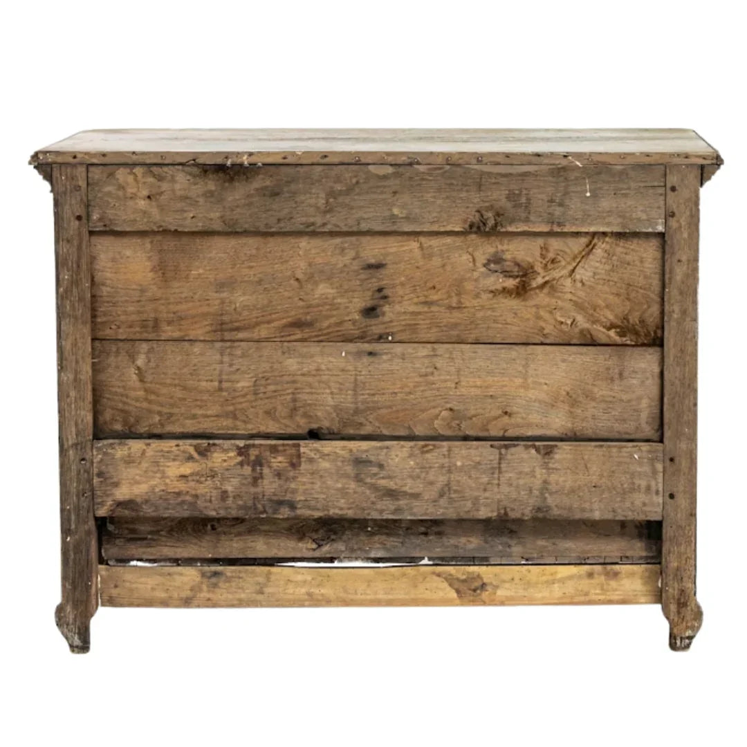 Coffre en chêne finement sculpté, de style français, vers 1850