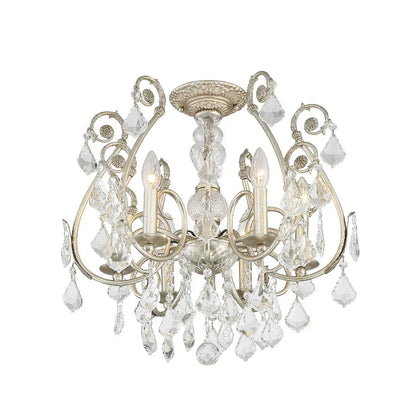 Lustre vintage en argent ancien
