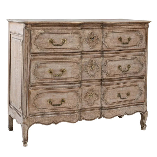 Commode ancienne en chêne belge, vers 1820