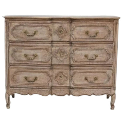 Commode ancienne en chêne belge, vers 1820