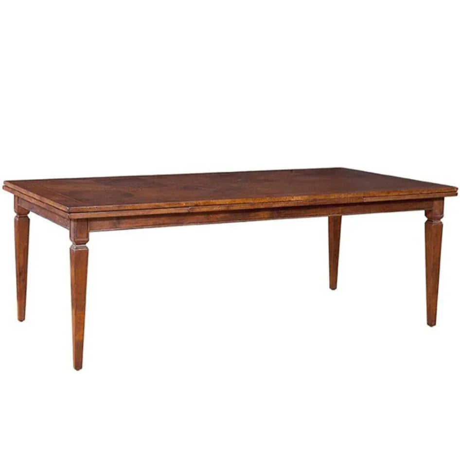 Table de salle à manger extensible classique en bois