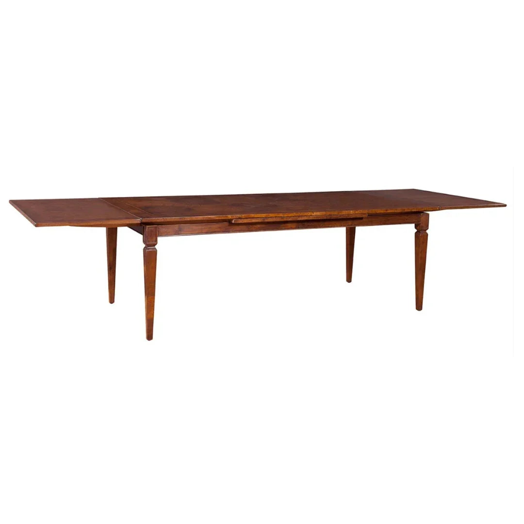 Table de salle à manger extensible classique en bois