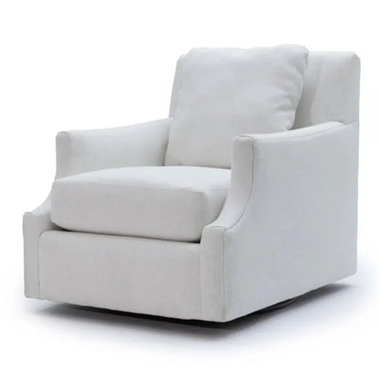 Fauteuil en peluche blanc nuage