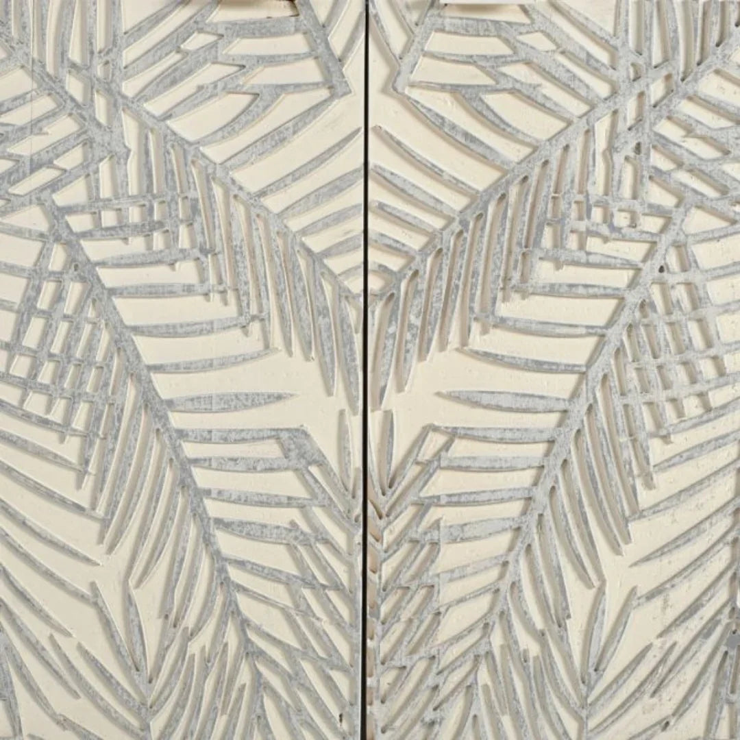 Buffet sculpté en palmiers blancs côtiers