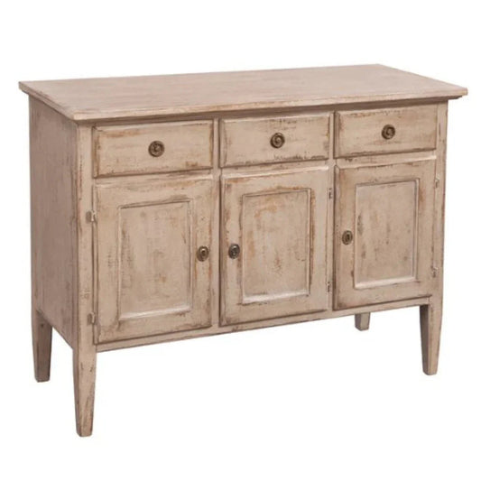 Buffet rustique crème de style ferme