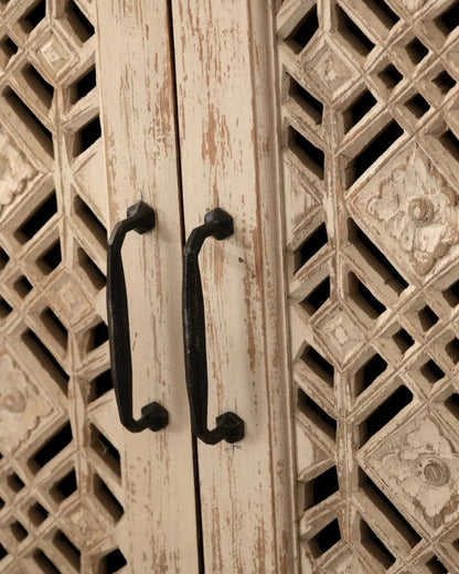 Buffet géométrique bohème naturel