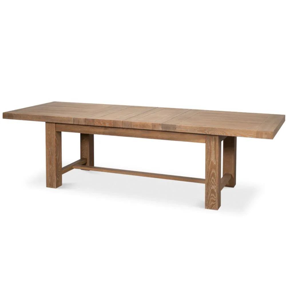 Table de salle à manger extensible en chêne style Bauhaus Dusty Oak