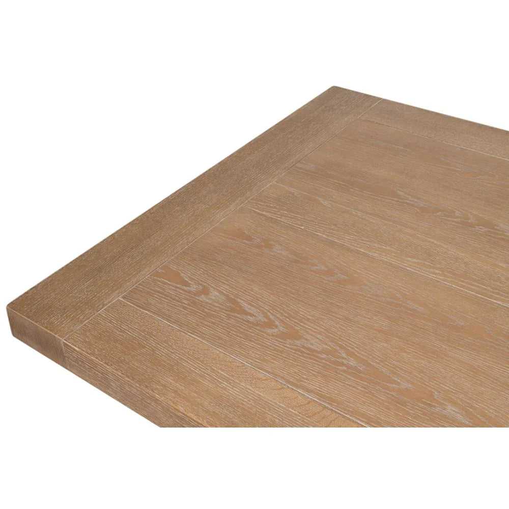 Table de salle à manger extensible en chêne style Bauhaus Dusty Oak