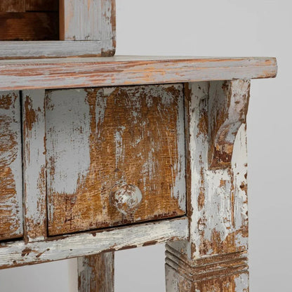 Armoire d'apothicaire rustique française ancienne, vers 1870