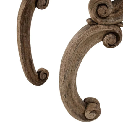 Console en bois sculpté, pièce de famille, vers 1840