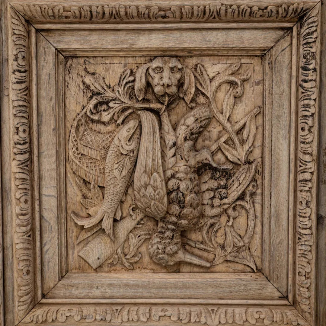 Belgique, cabinet sculpté avec vitrine, XIXe siècle, vers 1880