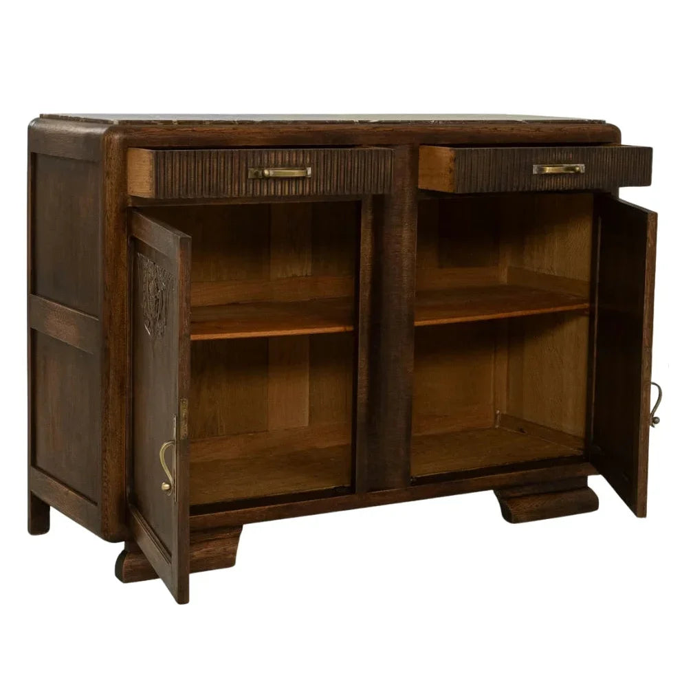 Buffet sculpté Art Déco français, vers 1920