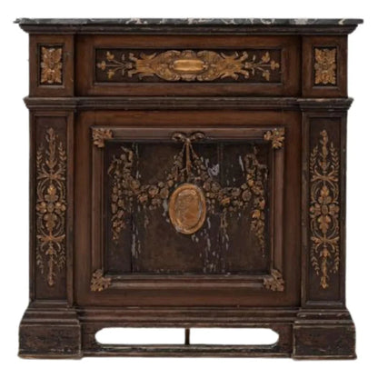 Buffet français orné de marbre doré, 1860