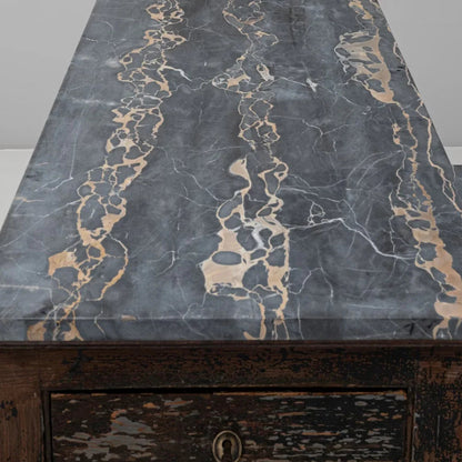 Buffet français orné de marbre doré, 1860