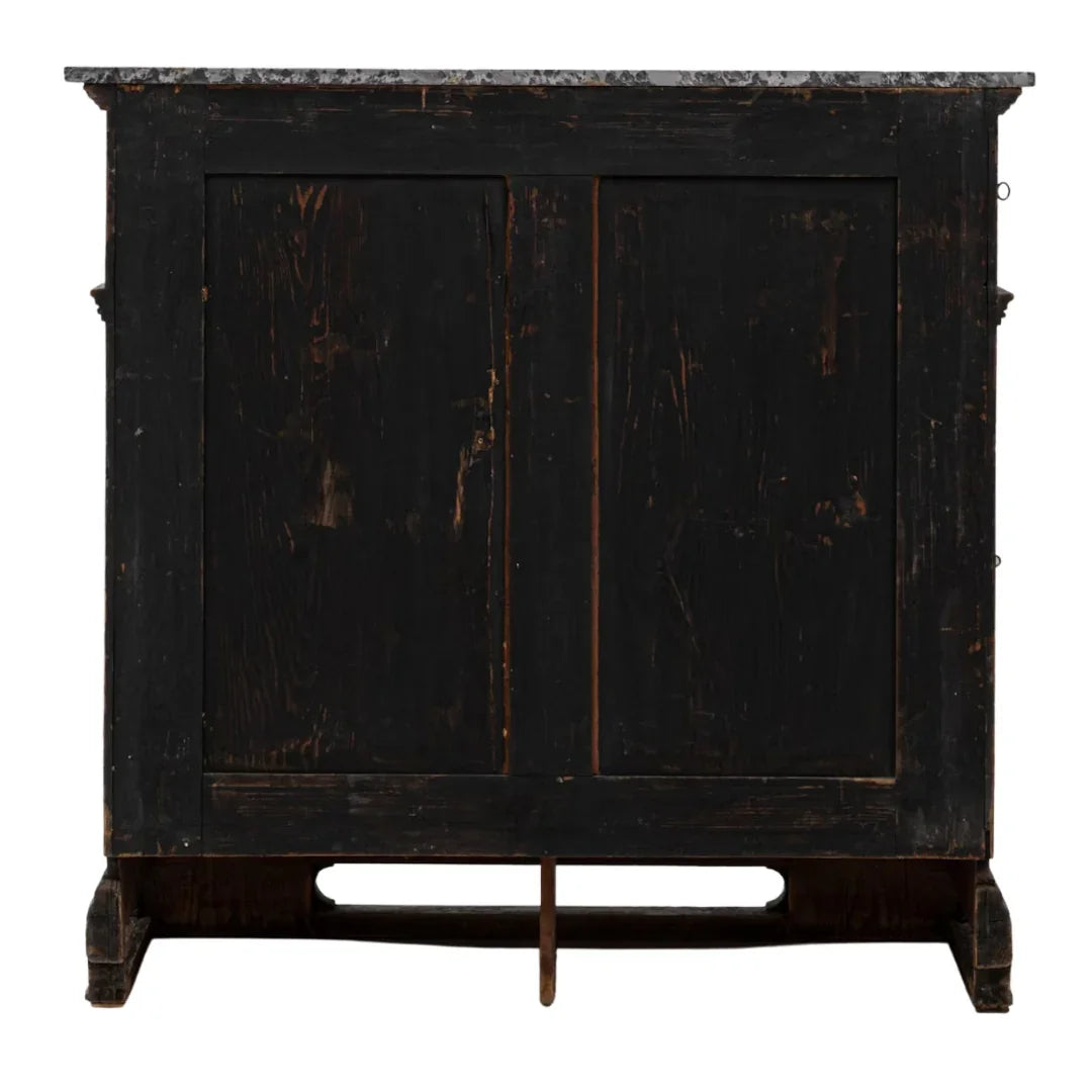 Buffet français orné de marbre doré, 1860