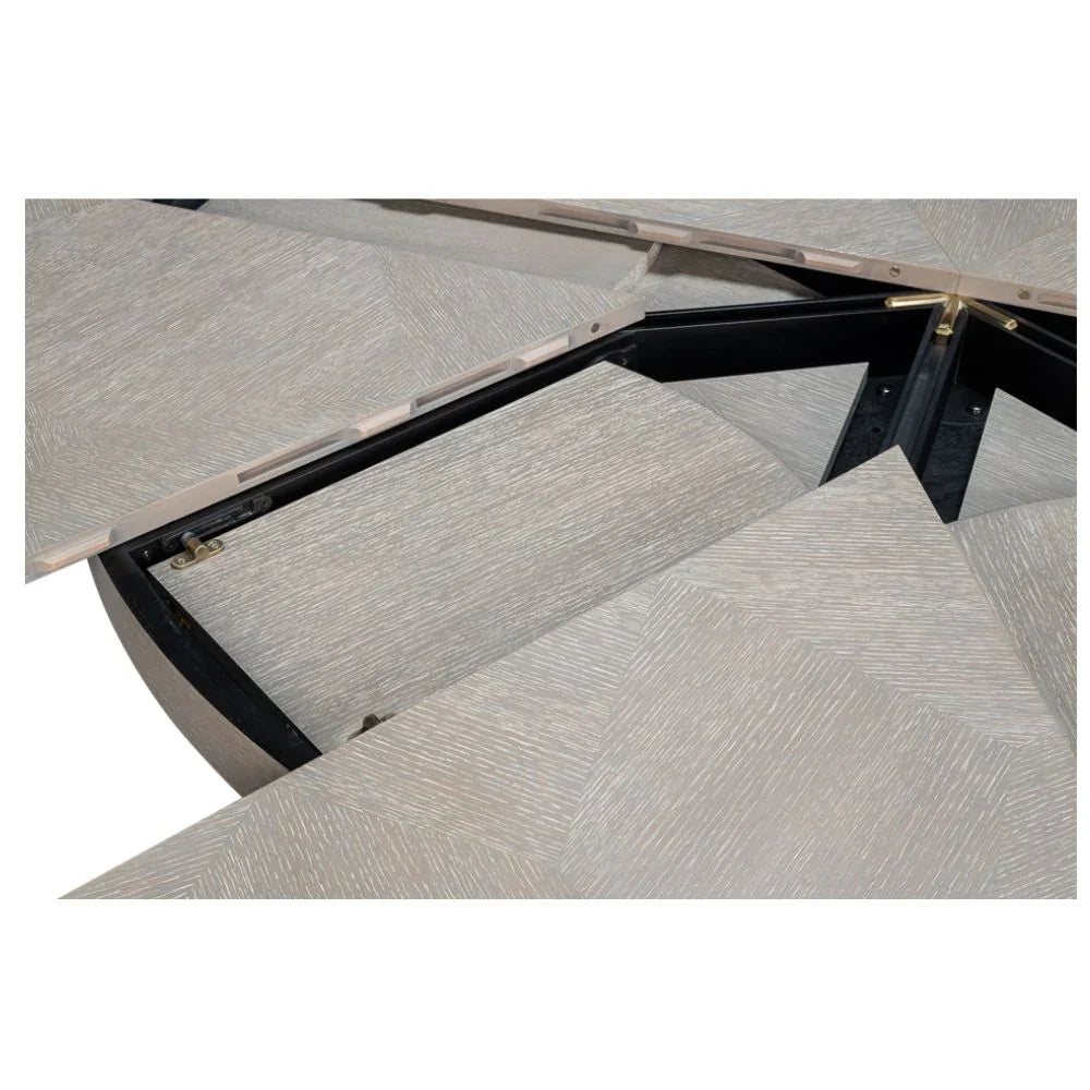 Table de salle à manger Giselle Jupe en chêne Moonskin