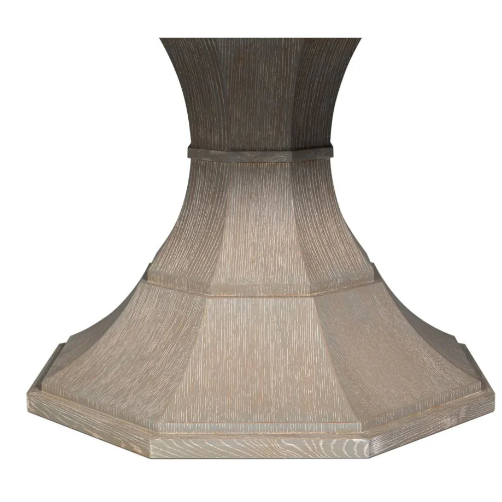 Table de salle à manger Giselle Jupe en chêne Moonskin