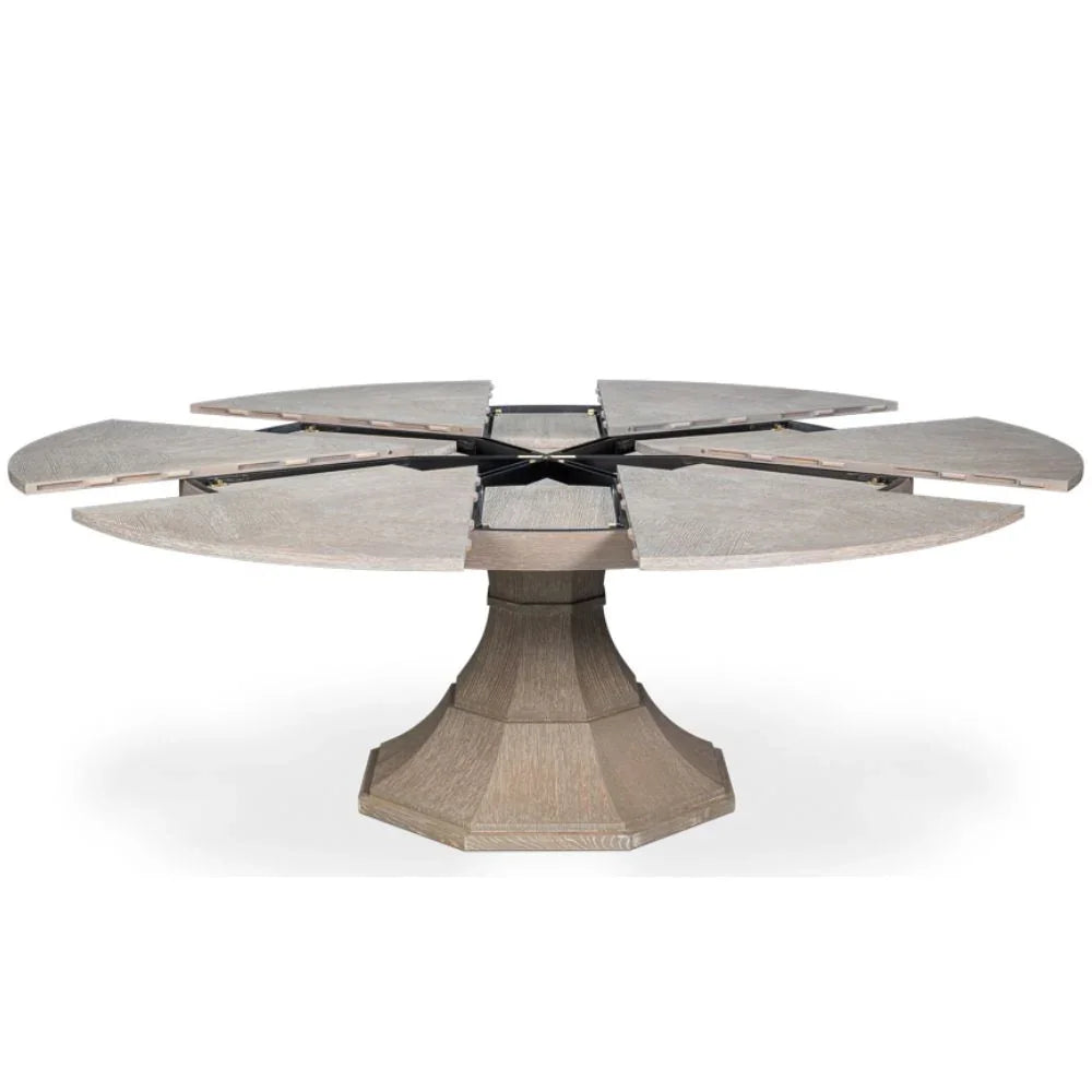 Table de salle à manger Giselle Jupe en chêne Moonskin