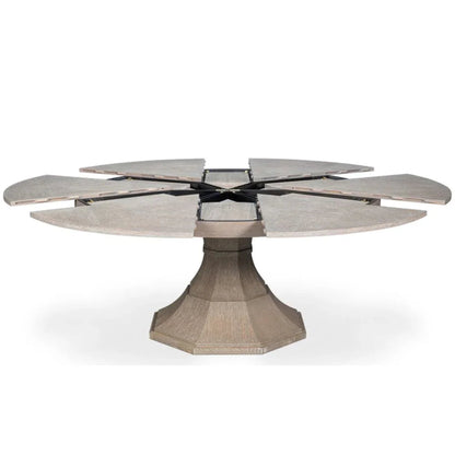 Table de salle à manger Giselle Jupe en chêne Moonskin