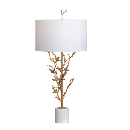 Lampe de table Branche Feuille d'Or