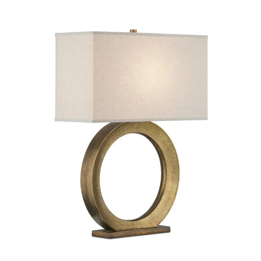 Lampe de table sculpturale Golden Loop