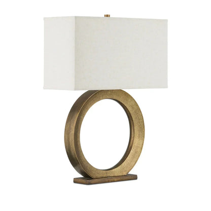 Lampe de table sculpturale Golden Loop