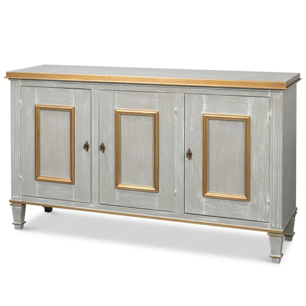 Buffet Louis gris et or