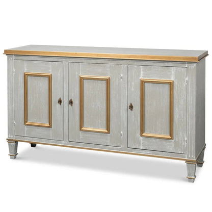 Buffet Louis gris et or