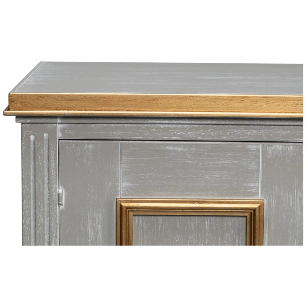 Buffet Louis gris et or