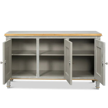 Buffet Louis gris et or