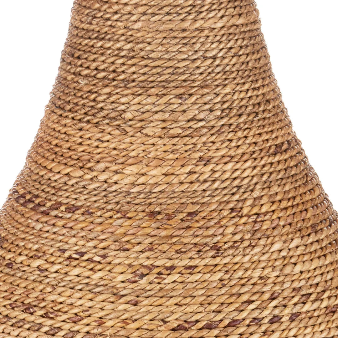 Table de bistro en corde d'abaca tressée à la main