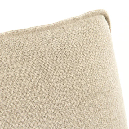 Chaise de salle à manger déhoussable en lin