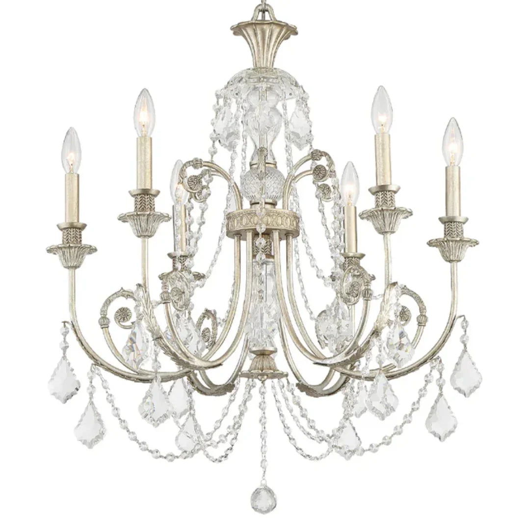 Lustre vintage en argent ancien