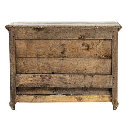 Coffre en chêne finement sculpté, de style français, vers 1850