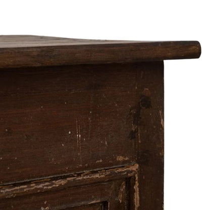 Petit cabinet néo-gothique à motifs de trèfle à quatre feuilles, vers 1900