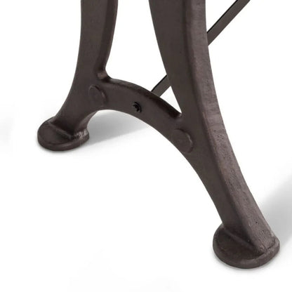 Table de comptoir en fonte à bord industriel