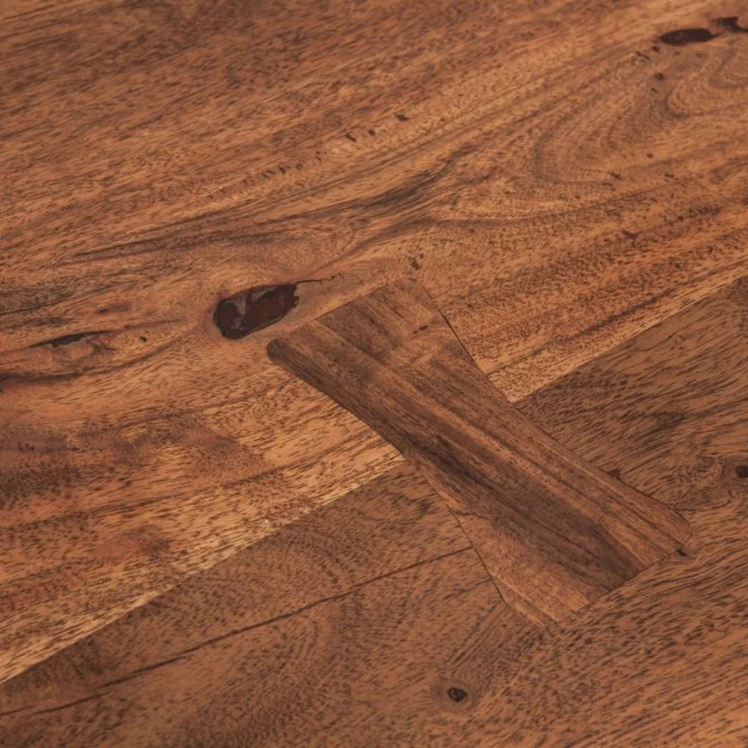 Table de comptoir en fonte à bord industriel