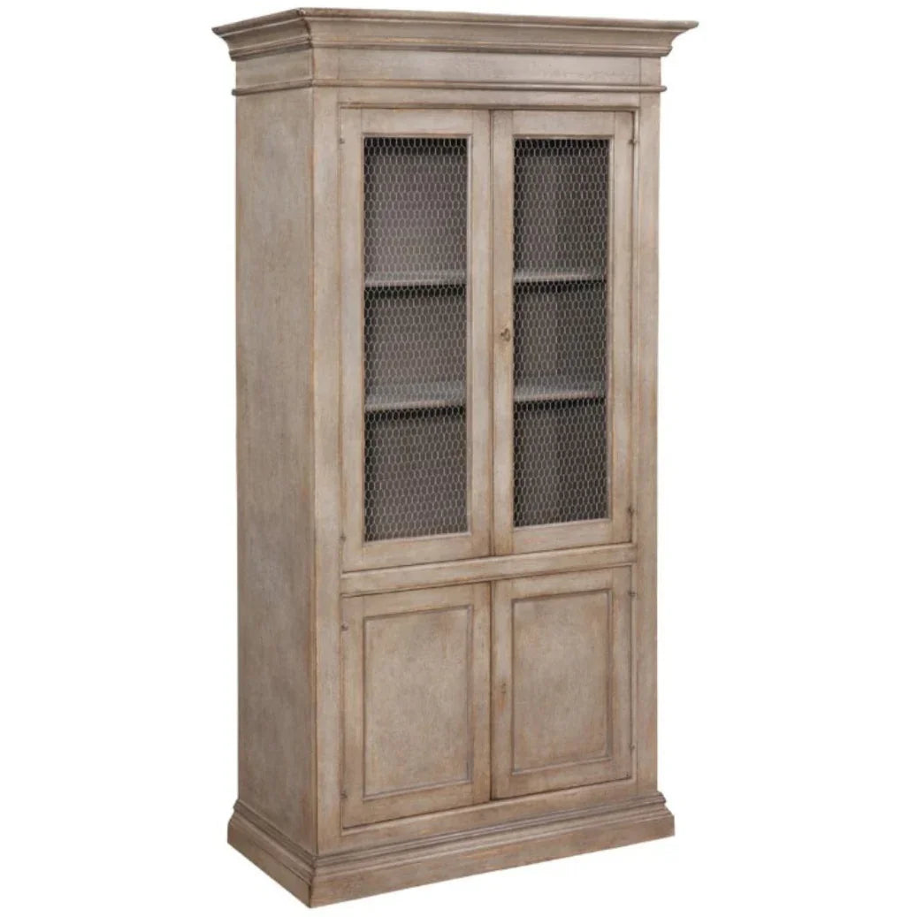 Armoire en treillis métallique de style campagnard français