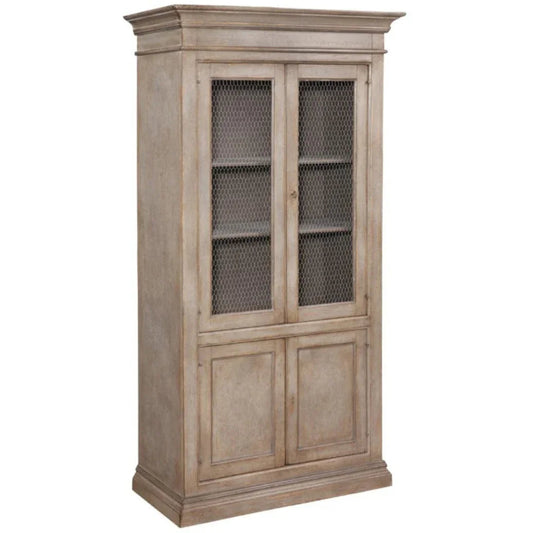Armoire en treillis métallique de style campagnard français