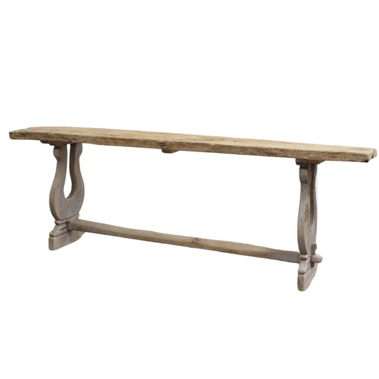 Table console rustique Harp Trestle