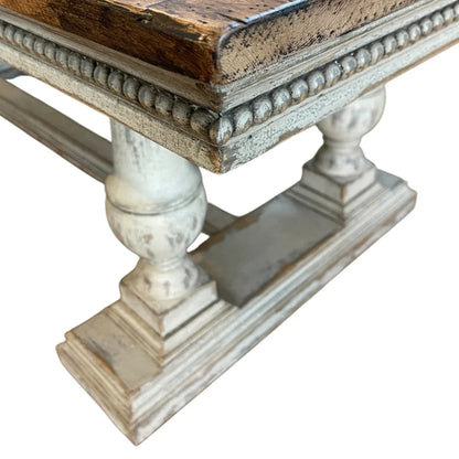 Table de salle à manger de style ferme en bois Crown Plank