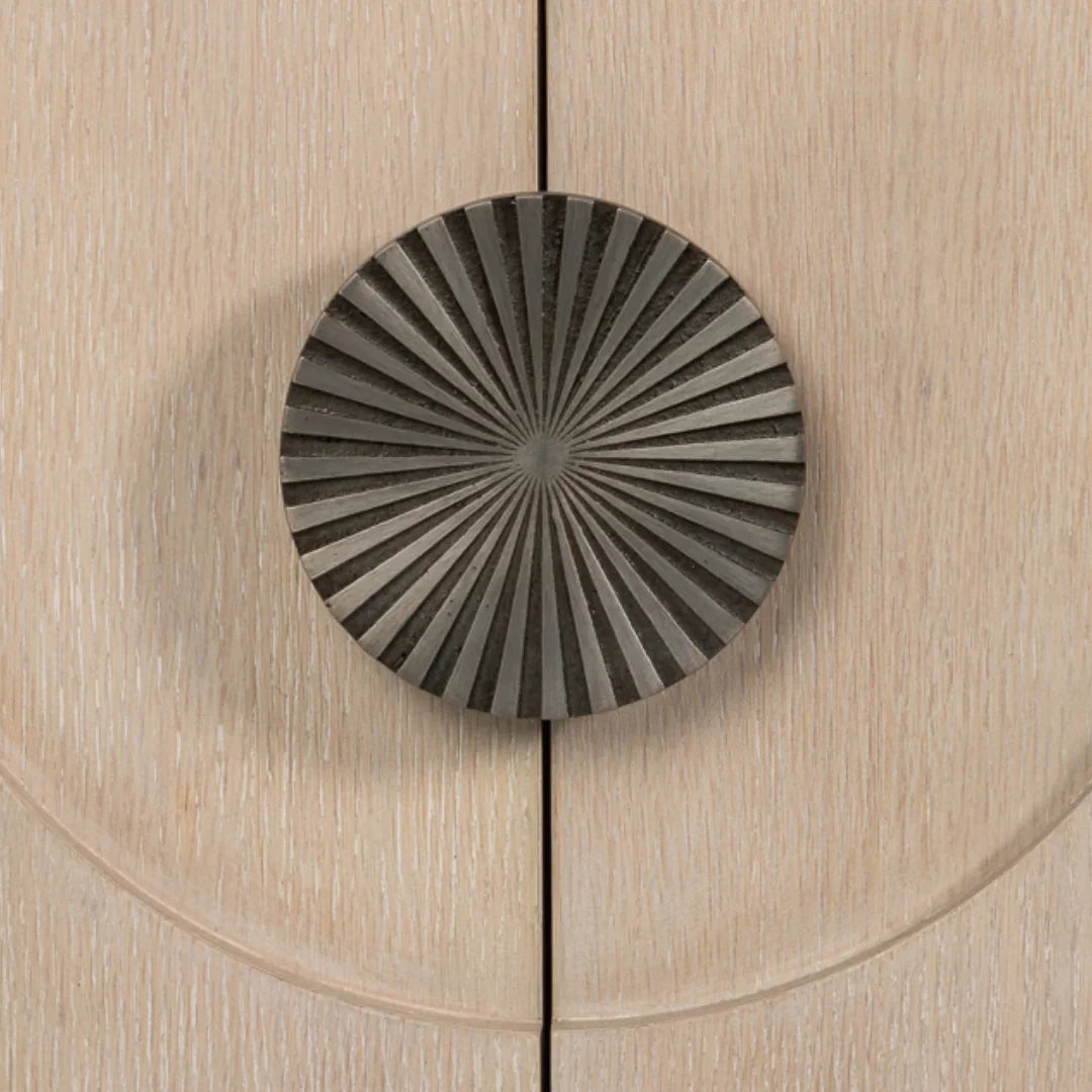 Crédence moderne en chêne sculpté