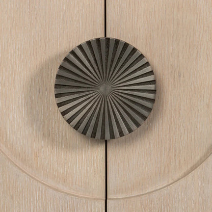 Crédence moderne en chêne sculpté